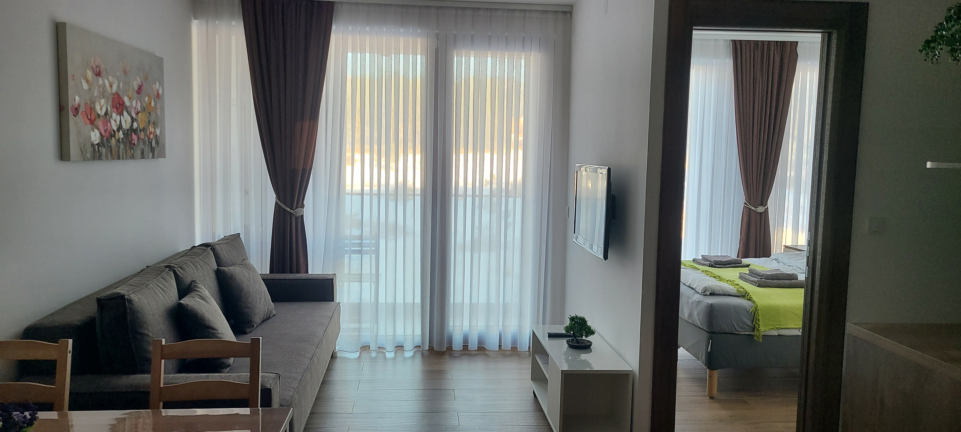 Living room of Niki Borovi apartment in Divčibare
